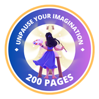 200 Pages Badge