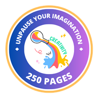 250 Pages Badge
