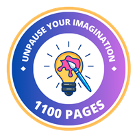 1100 Pages Badge