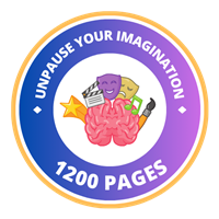 1200 Pages Badge