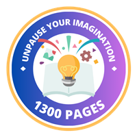 1300 Pages Badge