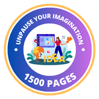 1500 Pages Badge