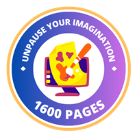 1600 Pages Badge