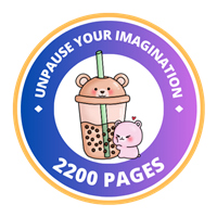 2200 Pages Badge