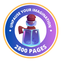 2800 Pages Badge