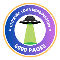6000 Pages Badge