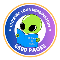 6500 Pages Badge