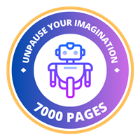 7000 Pages Badge