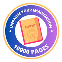 10000 Pages Badge